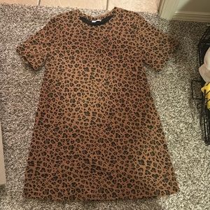 Leopard T-Shirt Dress